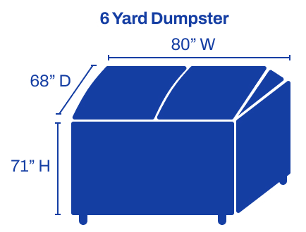 6 Yard Dumpster