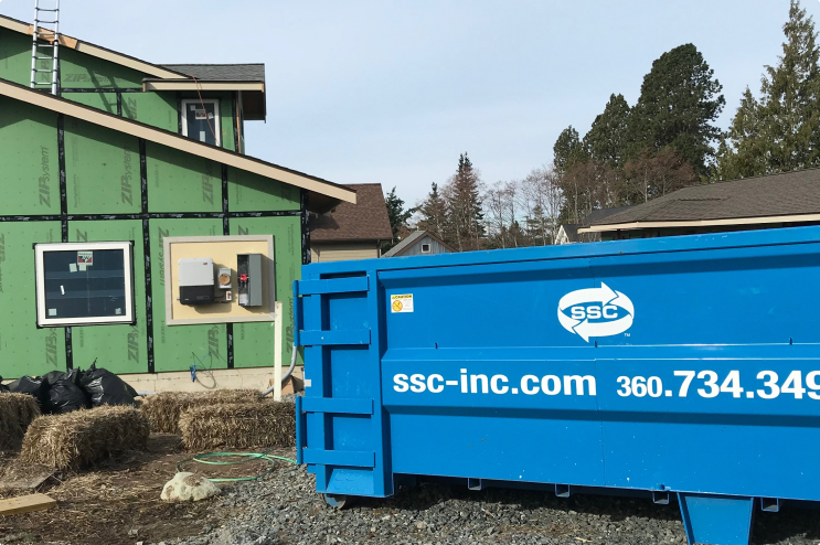 SSC container for landclearing/woody debris & yardwaste