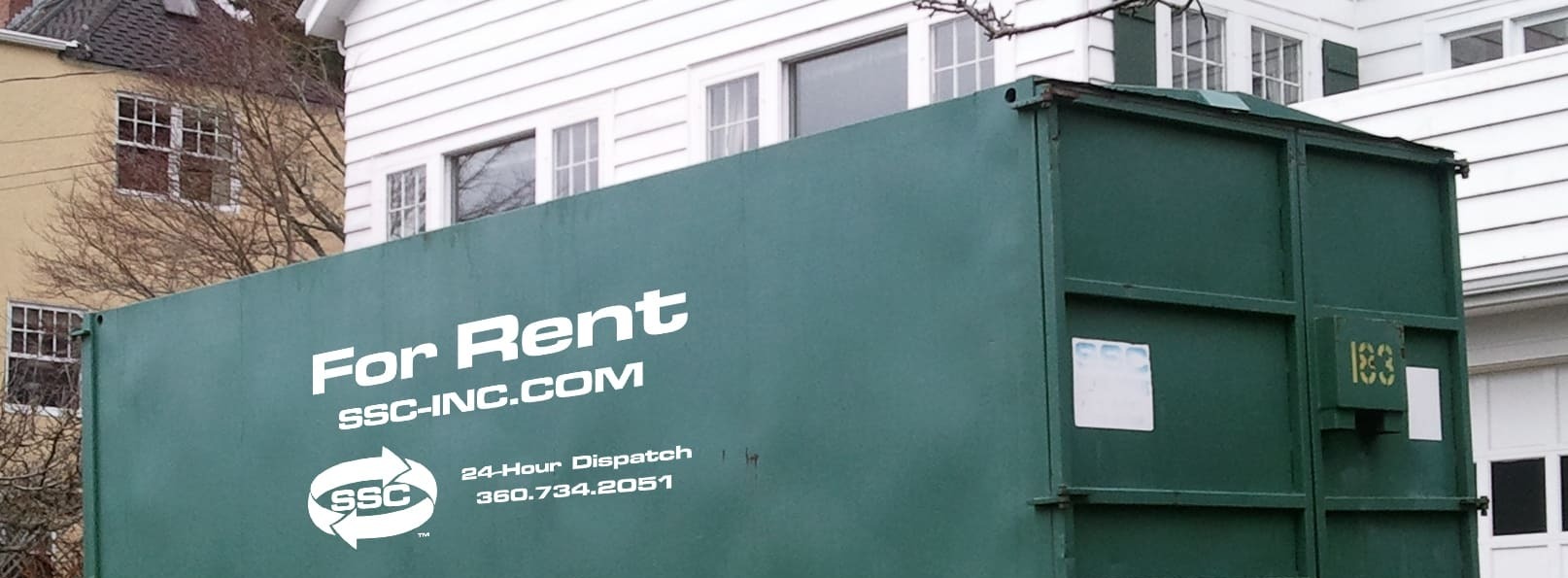 Residential Storage Container Rentals - Yard Waste Container | SSC